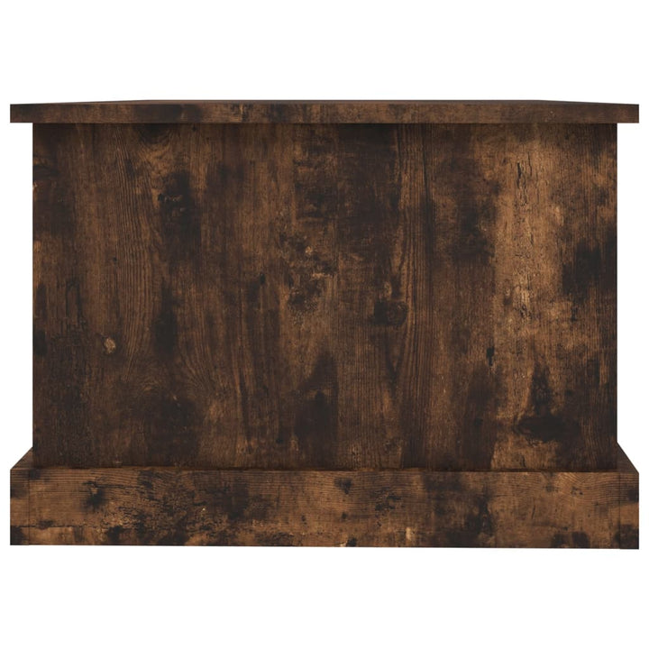 sofabord 90x50x35 cm konstrueret træ røget egetræsfarve