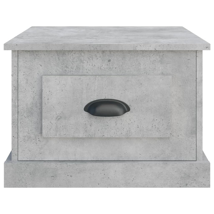 sofabord 50x50x35 cm konstrueret træ betongrå
