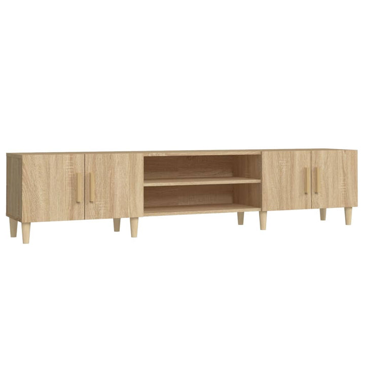 TV-skab Sonoma eg 180x31,5x40 cm konstrueret træ