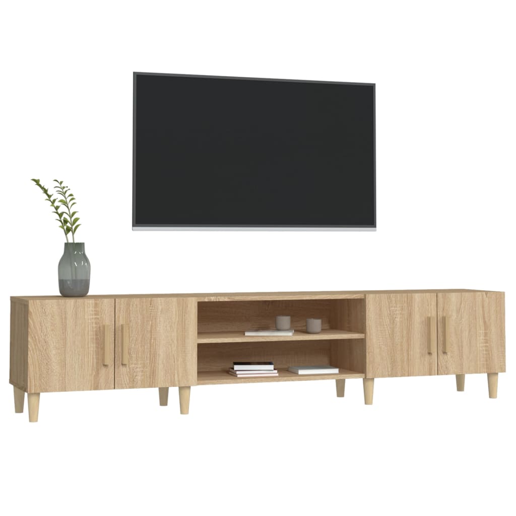 TV-skab Sonoma eg 180x31,5x40 cm konstrueret træ