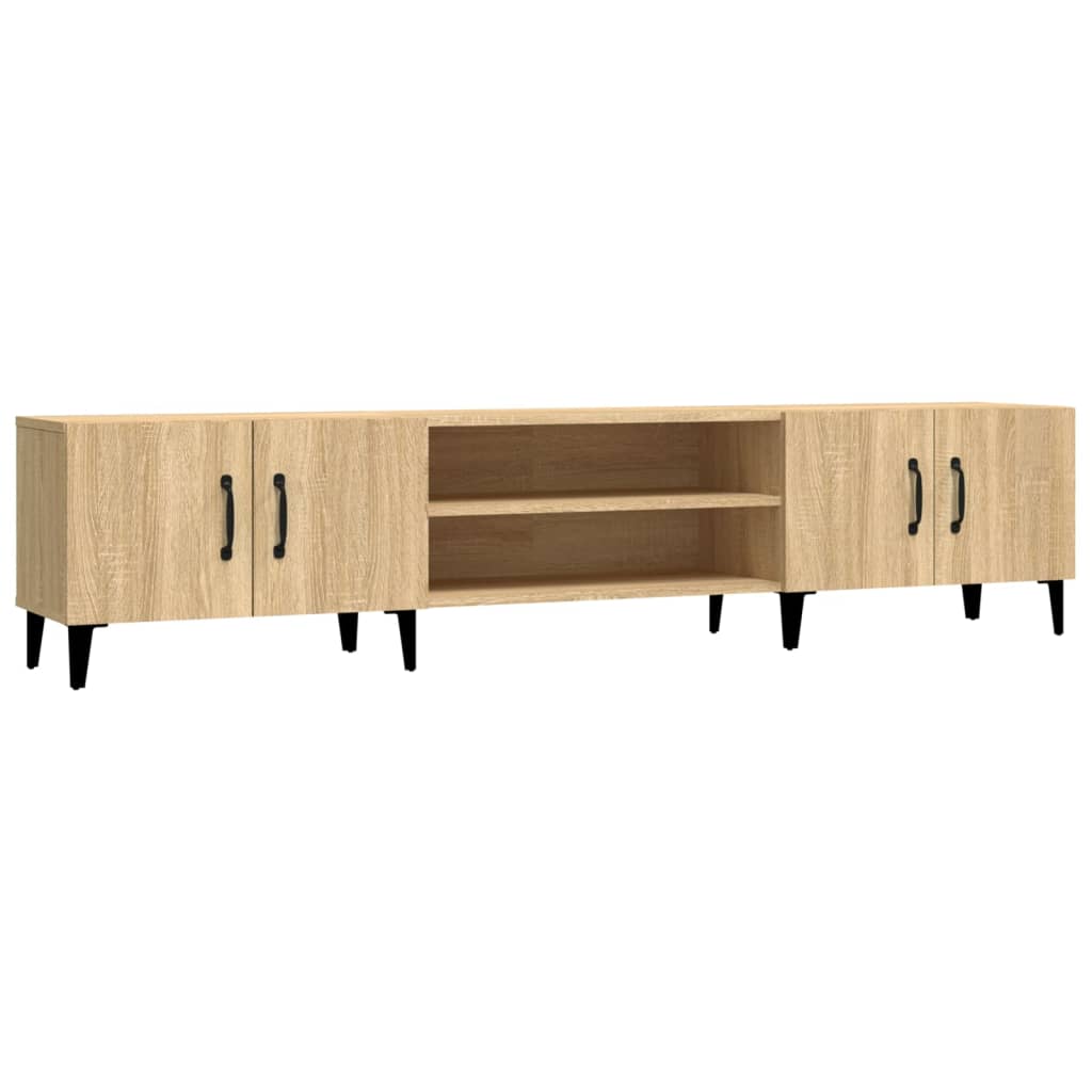 TV-skab Sonoma eg 180x31,5x40 cm konstrueret træ