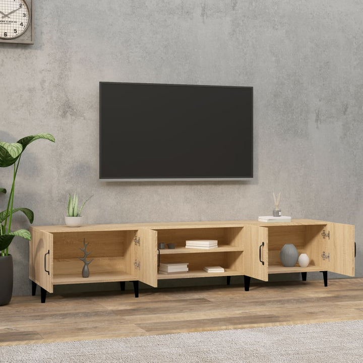 TV-skab Sonoma eg 180x31,5x40 cm konstrueret træ