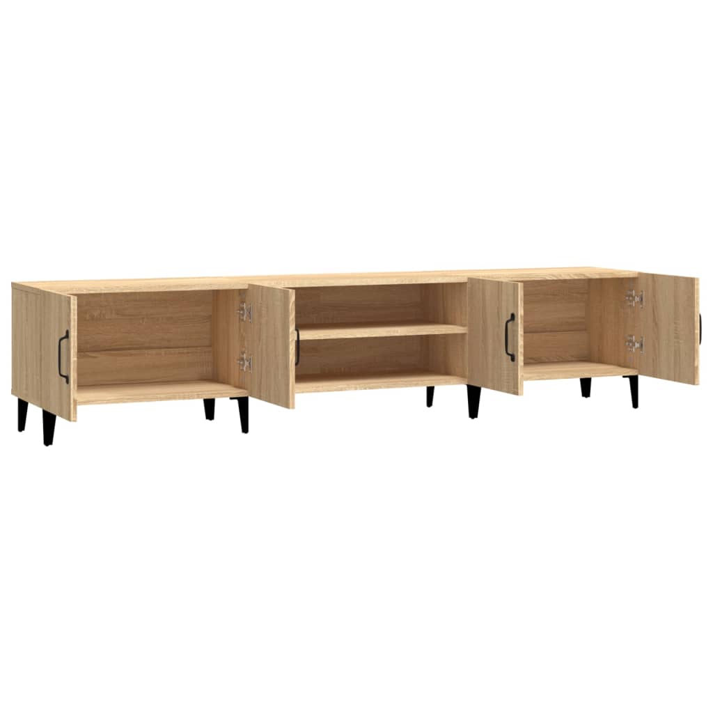 TV-skab Sonoma eg 180x31,5x40 cm konstrueret træ