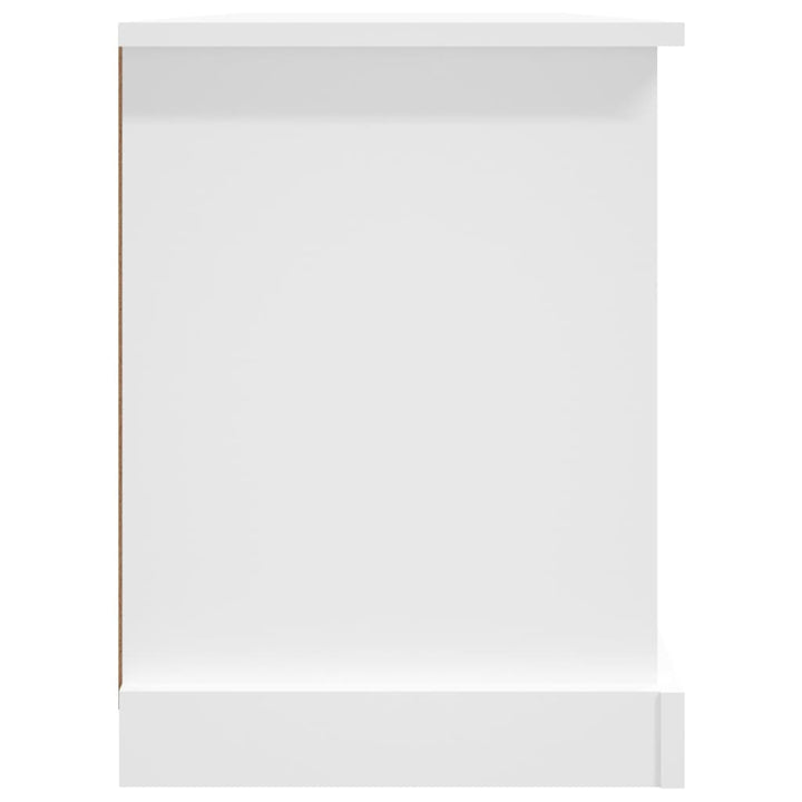 tv-bord 99,5x35,5x48 cm konstrueret træ hvid