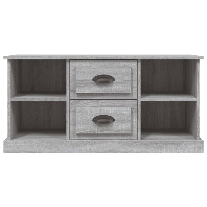 tv-bord 99,5x35,5x48 cm konstrueret træ grå sonoma-eg