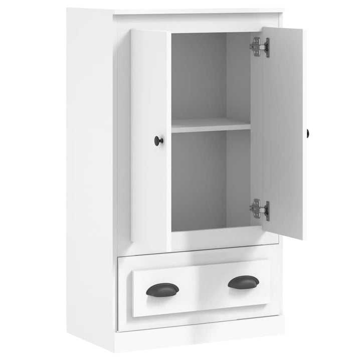 skænk 60x35,5x103,5 cm konstrueret træ hvid