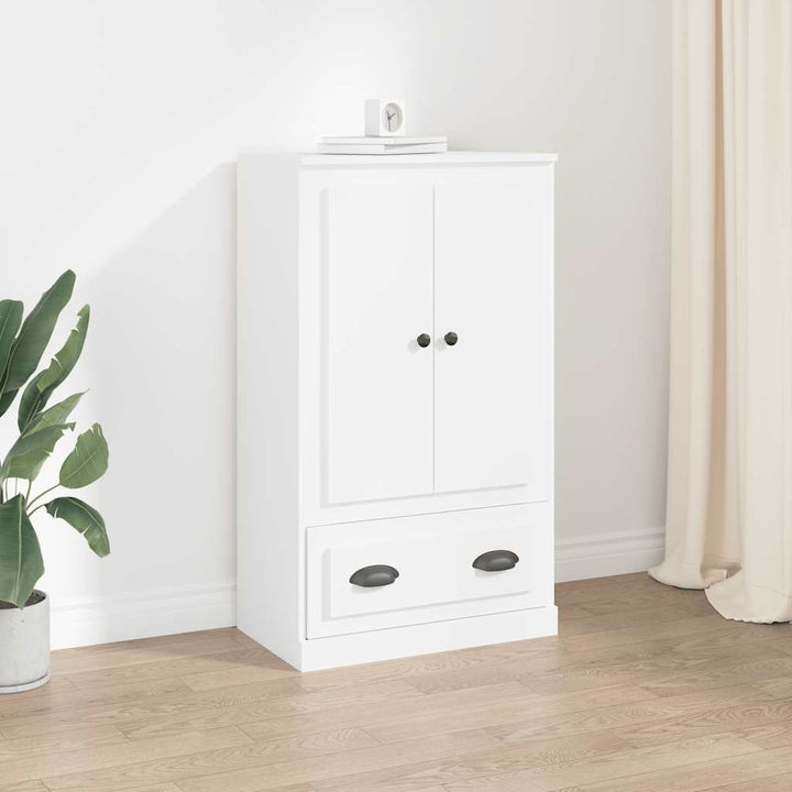 skænk 60x35,5x103,5 cm konstrueret træ hvid