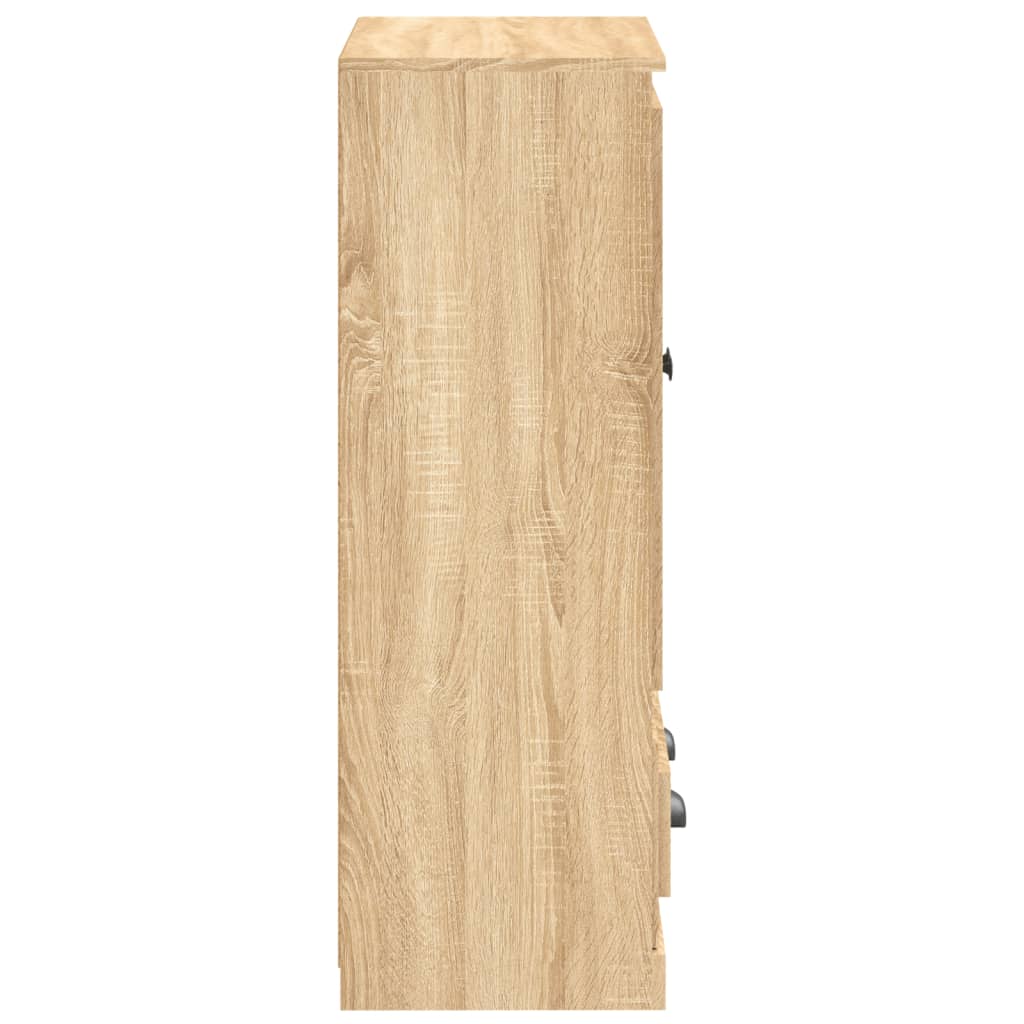 skænk 60x35,5x103,5 cm konstrueret træ sonoma-eg