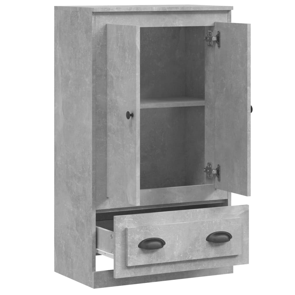 skænk 60x35,5x103,5 cm konstrueret træ betongrå