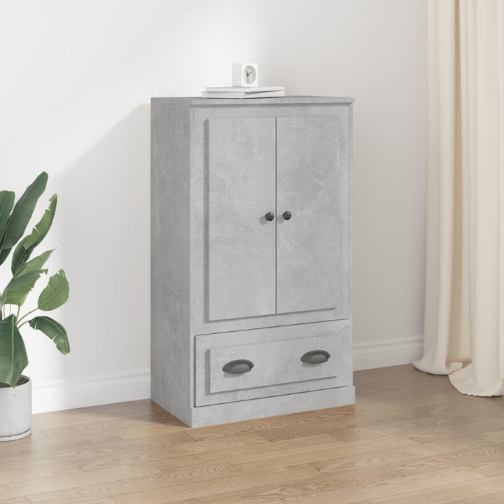 skænk 60x35,5x103,5 cm konstrueret træ betongrå