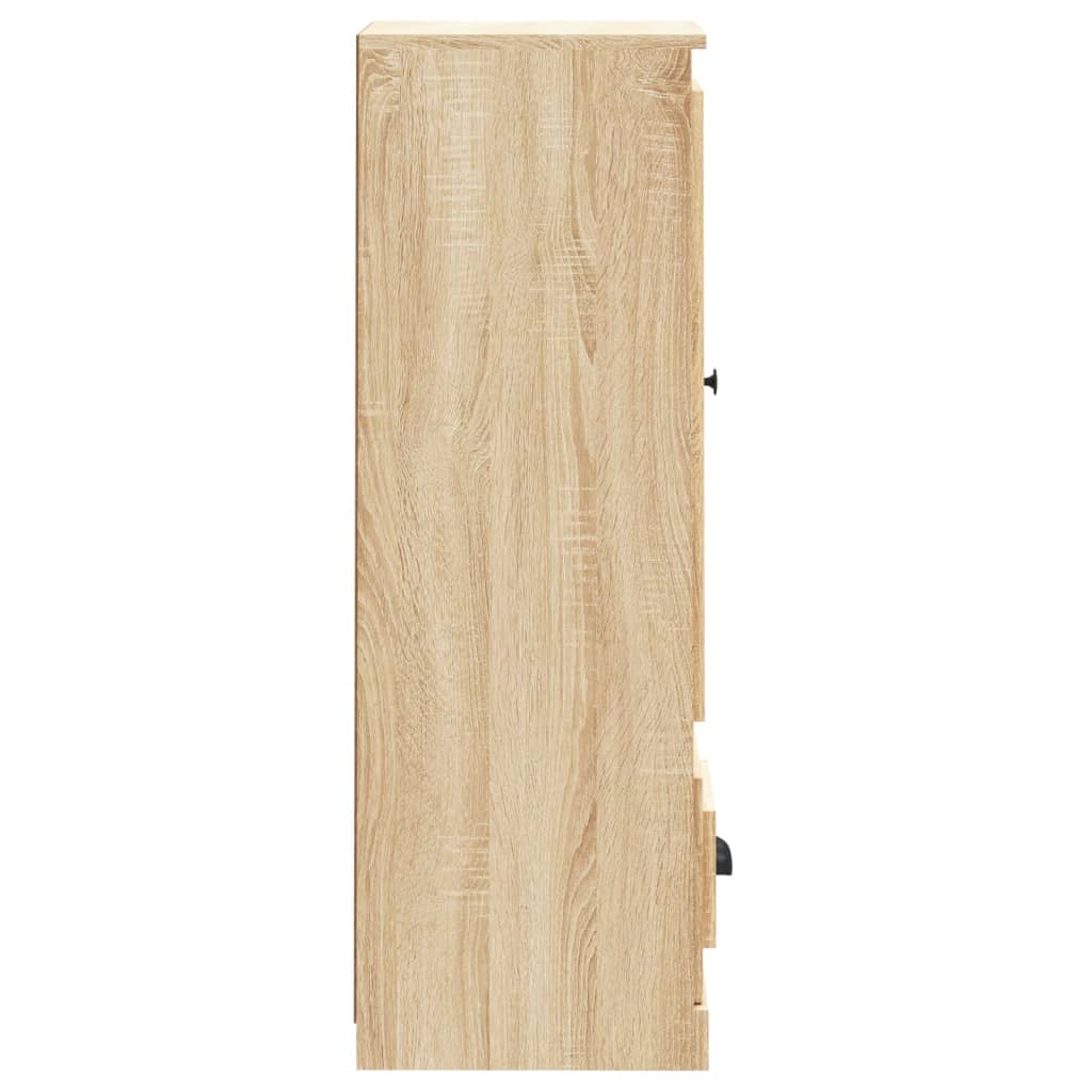 skab 36x35,5x103,5 cm konstrueret træ sonoma-eg