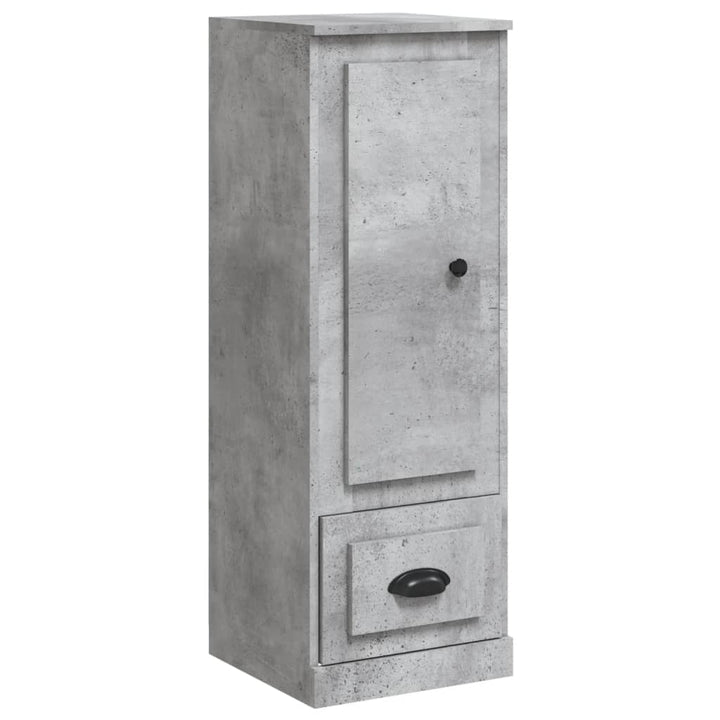 skab 36x35,5x103,5 cm konstrueret træ betongrå