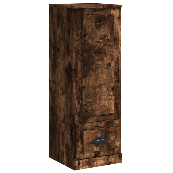 skab 36x35,5x103,5 cm konstrueret træ røget egetræsfarve