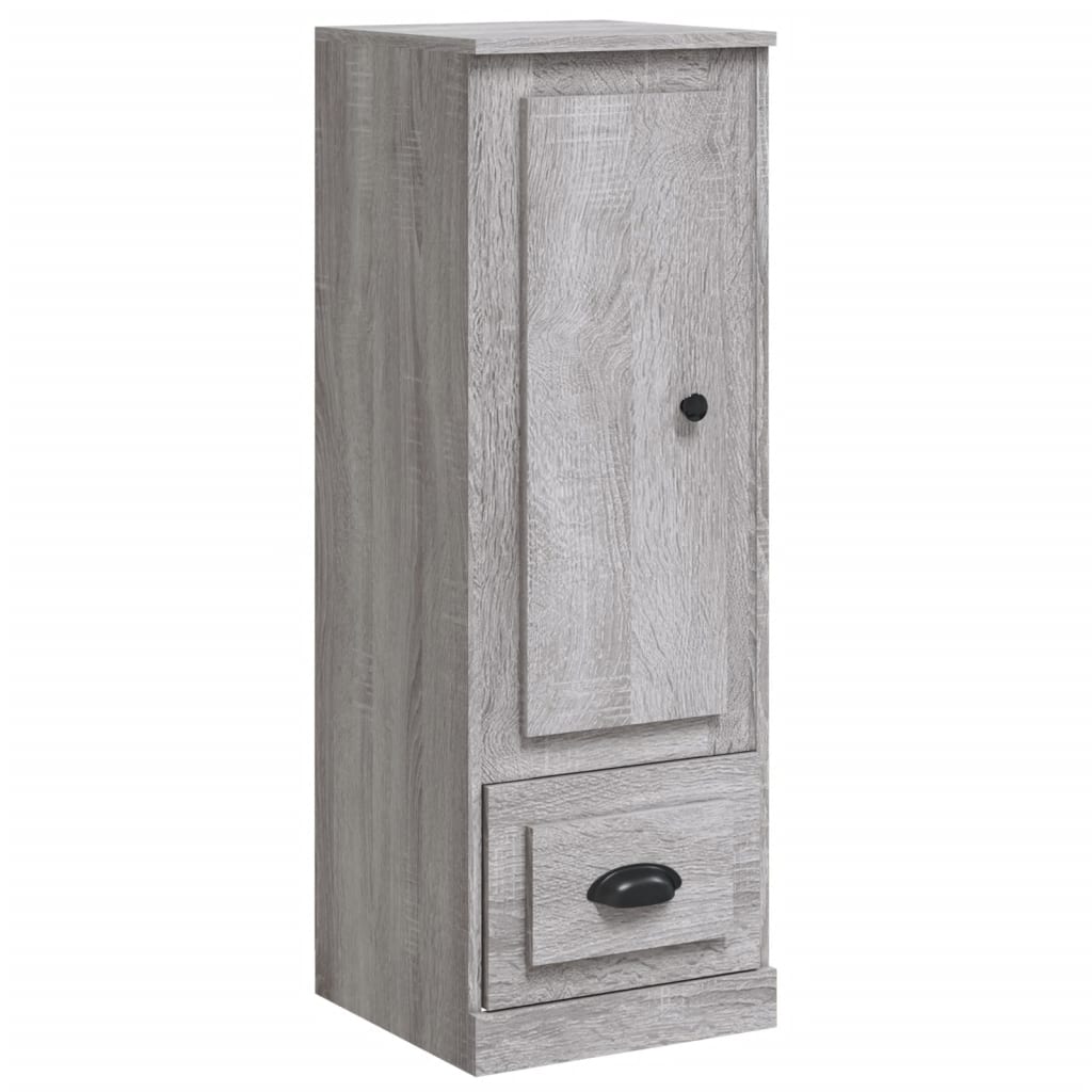 skab 36x35,5x103,5 cm konstrueret træ grå sonoma-eg