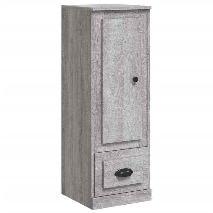 skab 36x35,5x103,5 cm konstrueret træ grå sonoma-eg