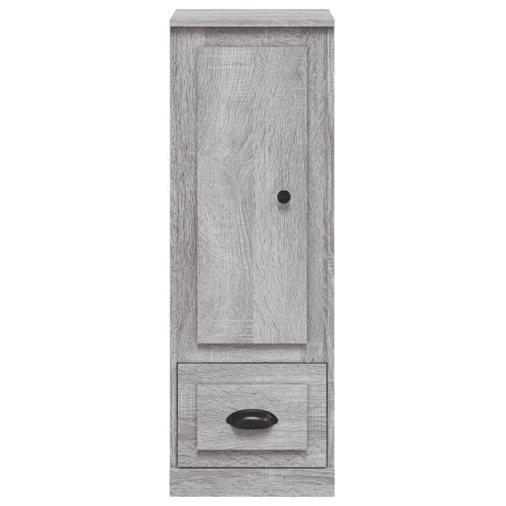 skab 36x35,5x103,5 cm konstrueret træ grå sonoma-eg