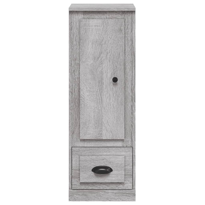 skab 36x35,5x103,5 cm konstrueret træ grå sonoma-eg