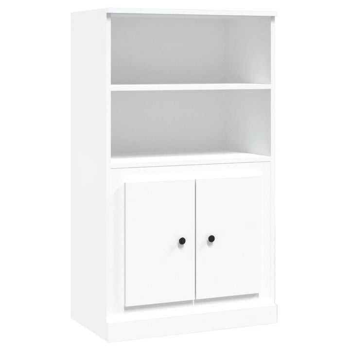 skænk 60x35,5x103,5 cm konstrueret træ hvid