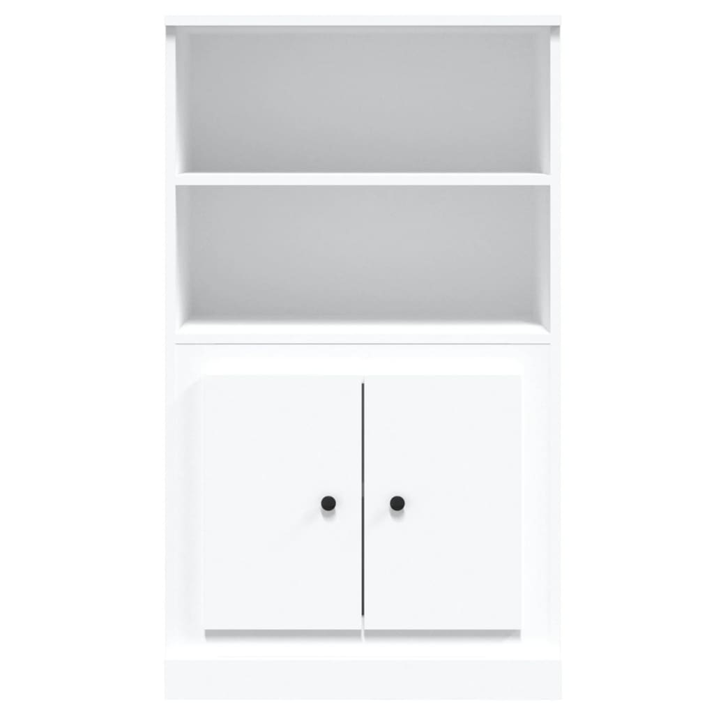 skænk 60x35,5x103,5 cm konstrueret træ hvid