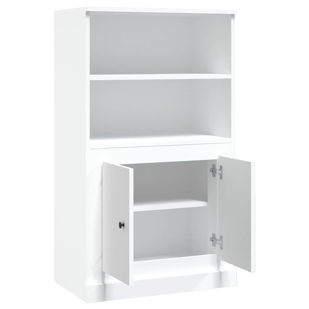 skænk 60x35,5x103,5 cm konstrueret træ hvid