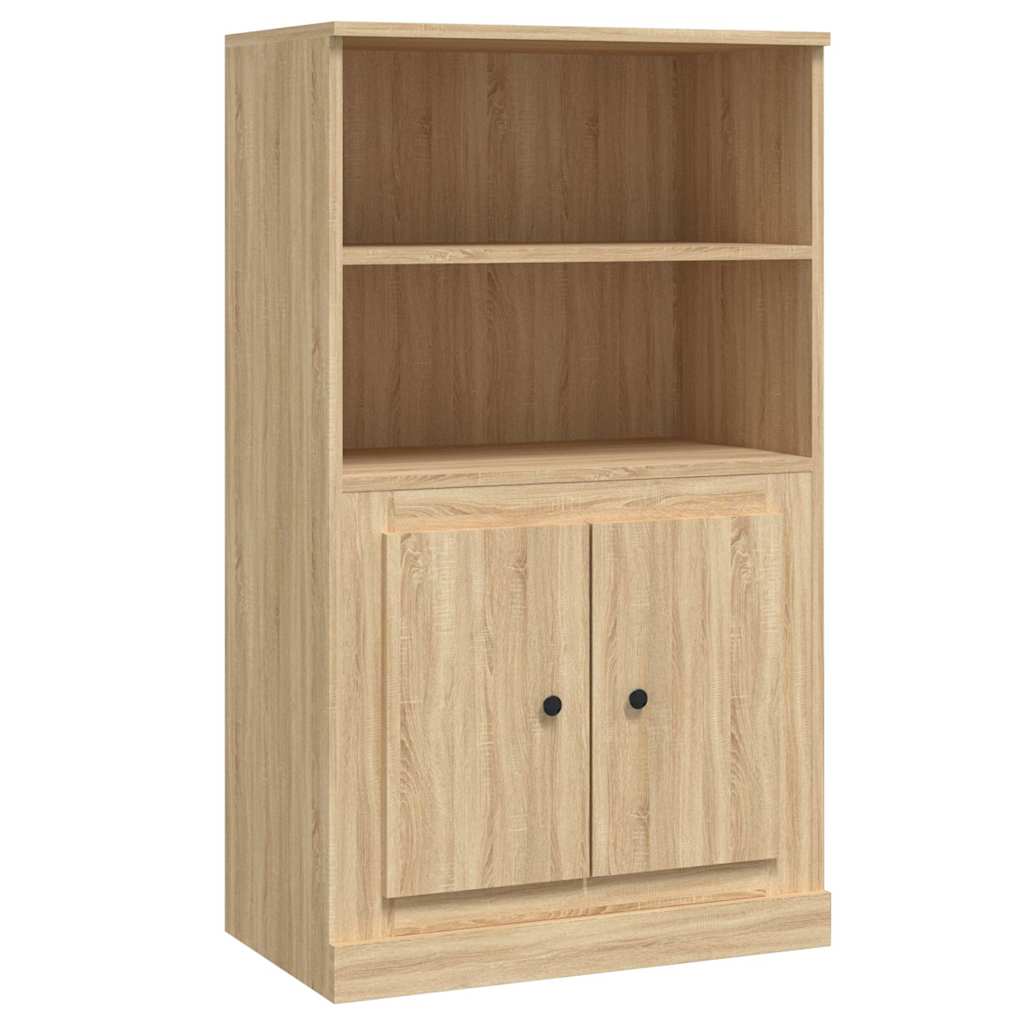 skænk 60x35,5x103,5 cm konstrueret træ sonoma-eg