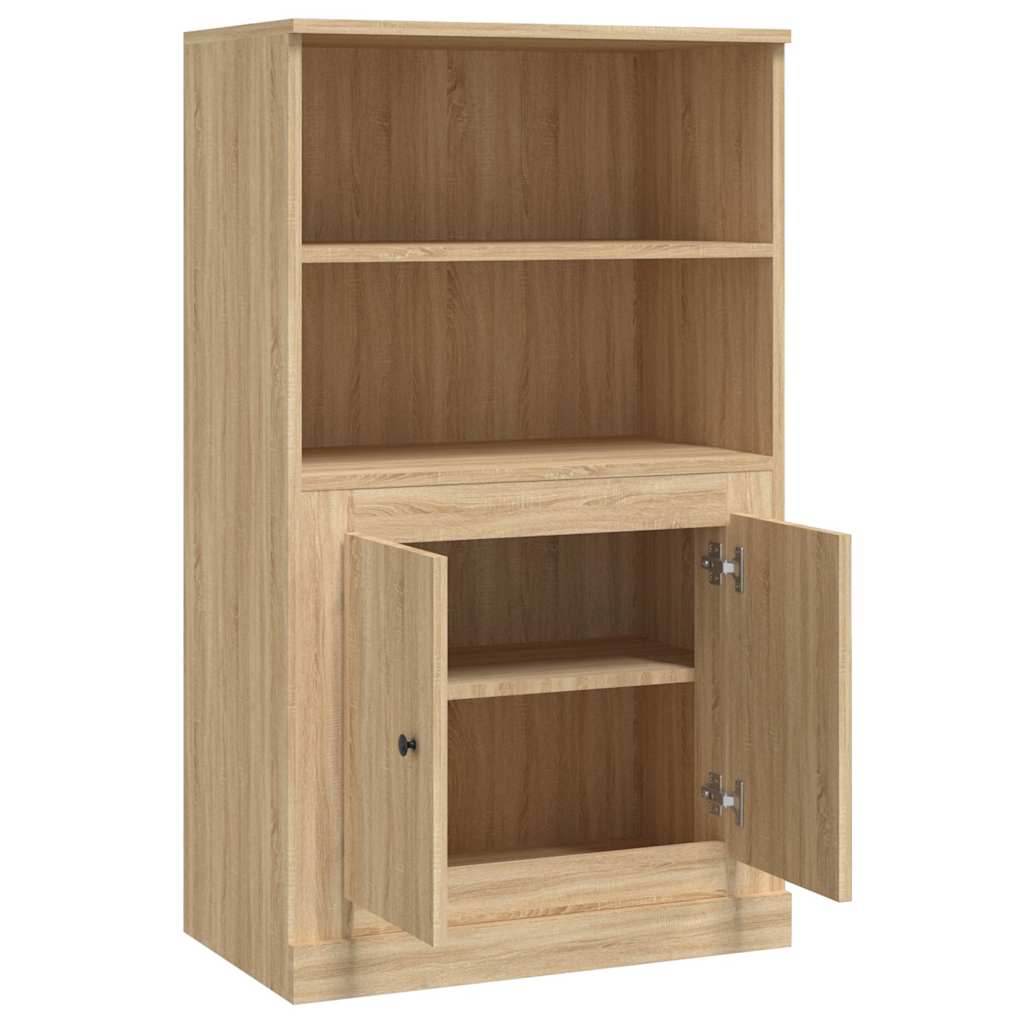 skænk 60x35,5x103,5 cm konstrueret træ sonoma-eg