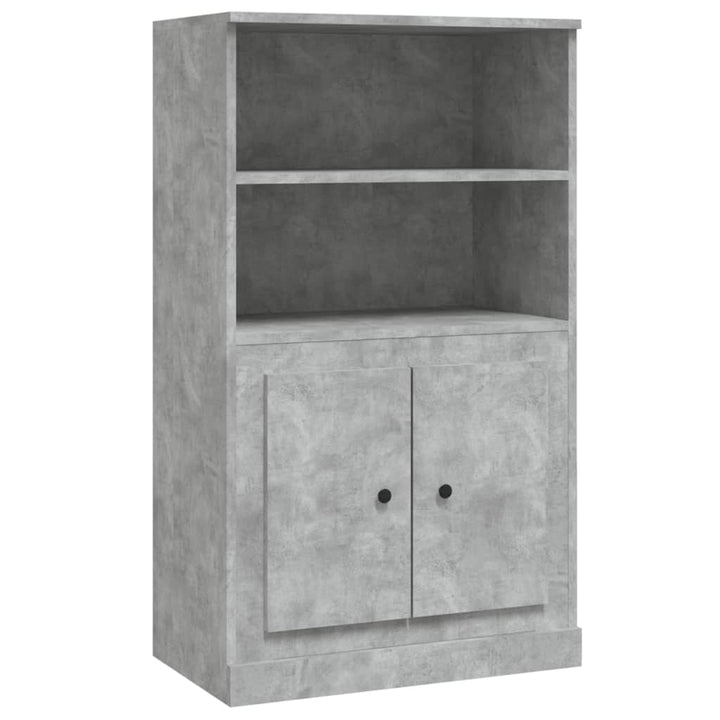 skænk 60x35,5x103,5 cm konstrueret træ betongrå