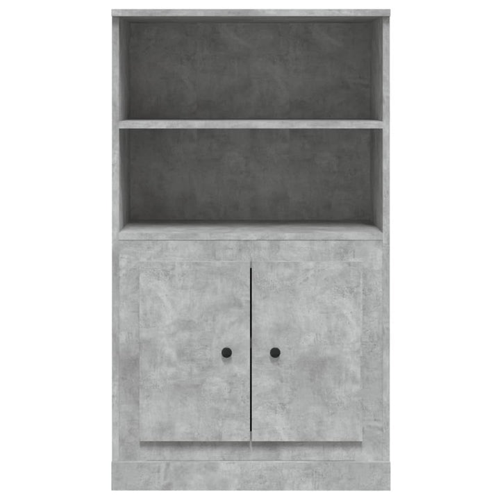 skænk 60x35,5x103,5 cm konstrueret træ betongrå