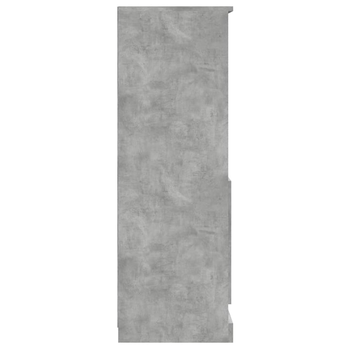 skænk 60x35,5x103,5 cm konstrueret træ betongrå