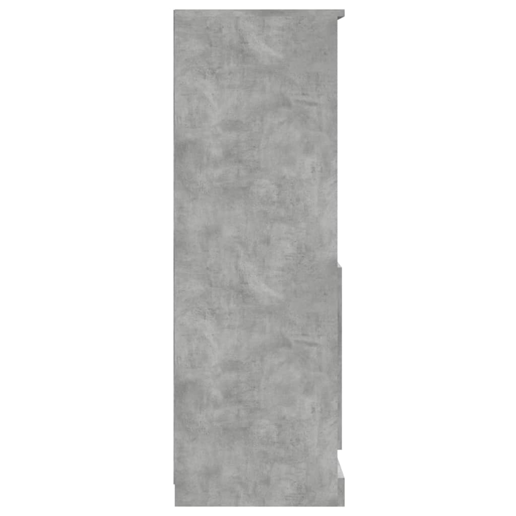 skænk 60x35,5x103,5 cm konstrueret træ betongrå