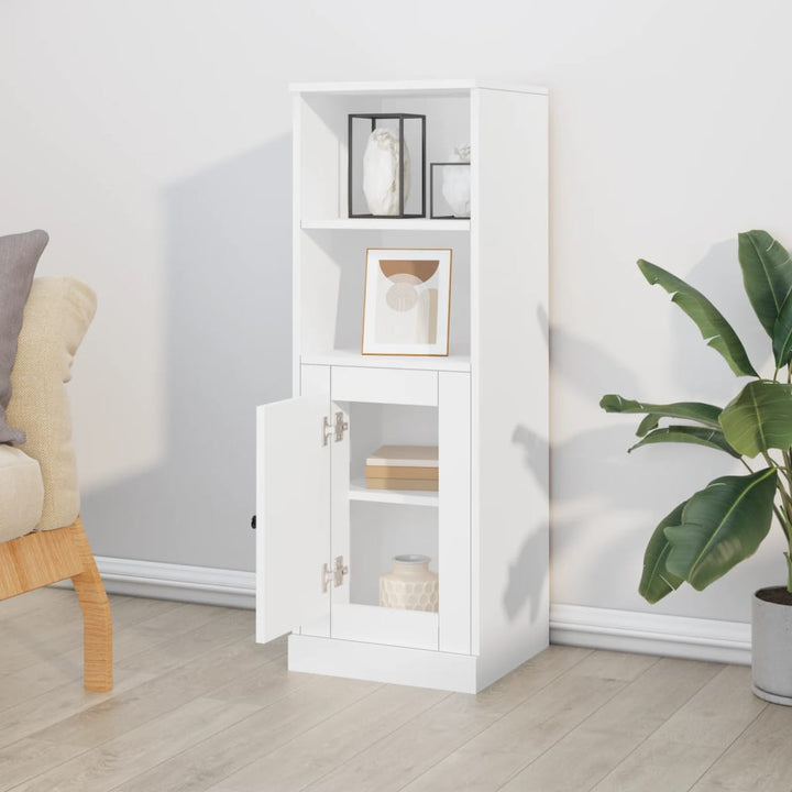 skab 36x35,5x103,5 cm konstrueret træ hvid