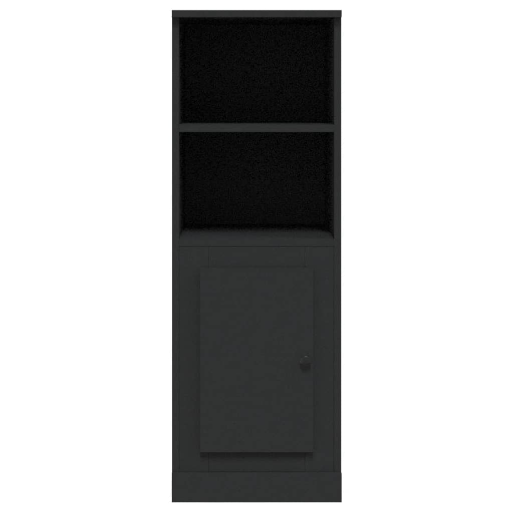 skab 36x35,5x103,5 cm konstrueret træ sort
