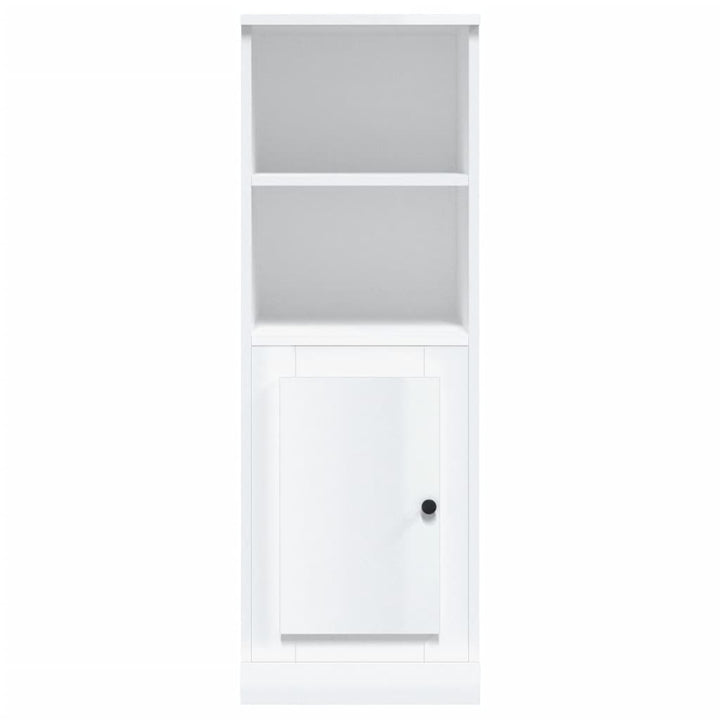 skab 36x35,5x103,5 cm konstrueret træ hvid højglans
