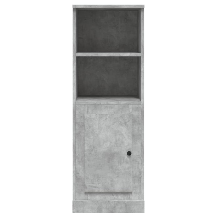 skab 36x35,5x103,5 cm konstrueret træ betongrå