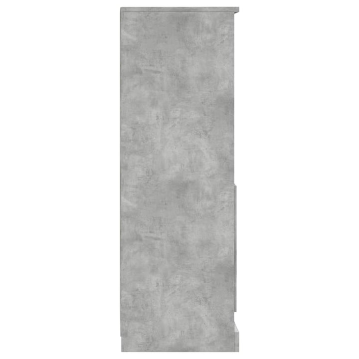 skab 36x35,5x103,5 cm konstrueret træ betongrå