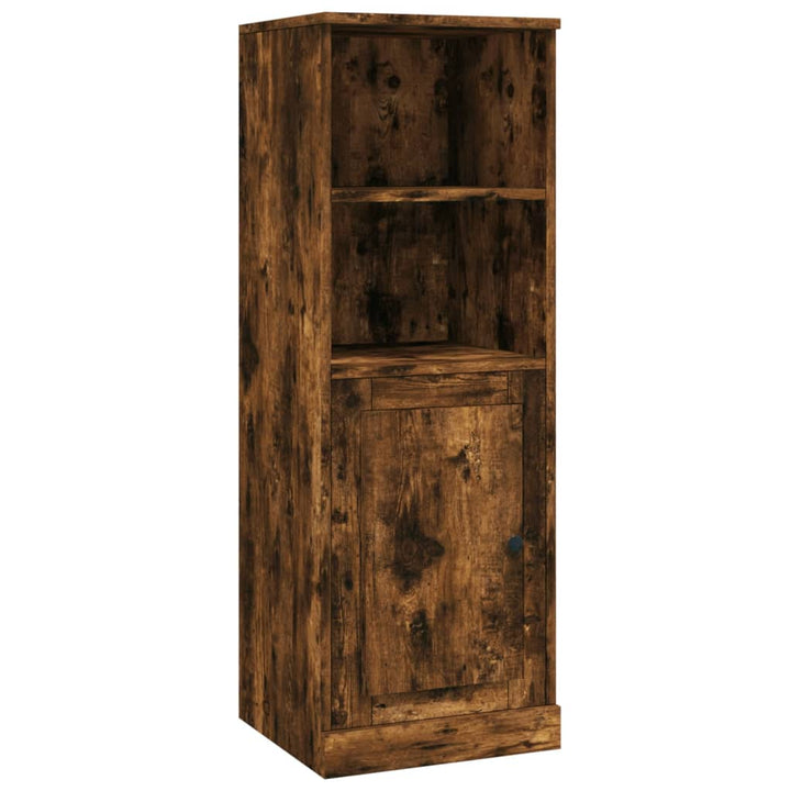 skab 36x35,5x103,5 cm konstrueret træ røget egetræsfarve