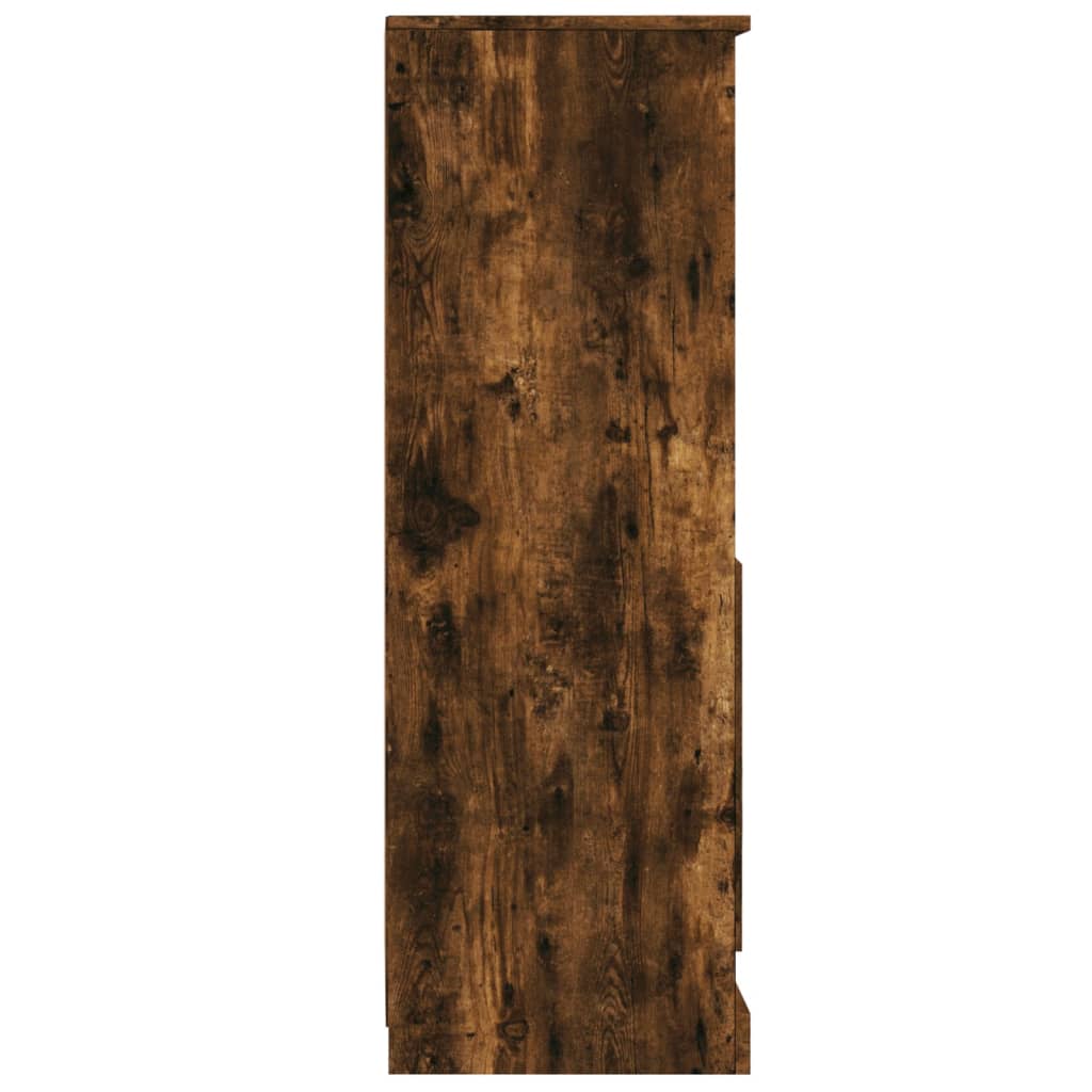 skab 36x35,5x103,5 cm konstrueret træ røget egetræsfarve