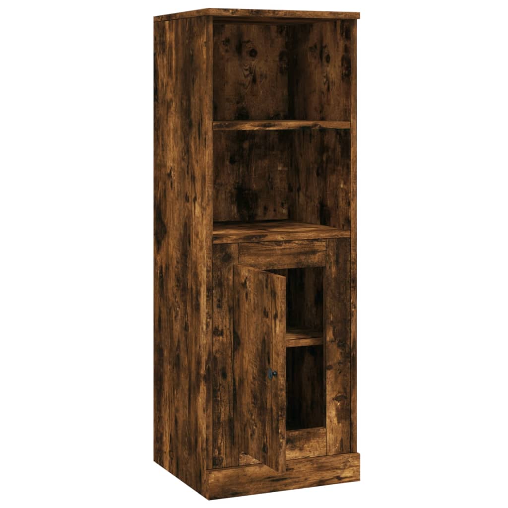 skab 36x35,5x103,5 cm konstrueret træ røget egetræsfarve