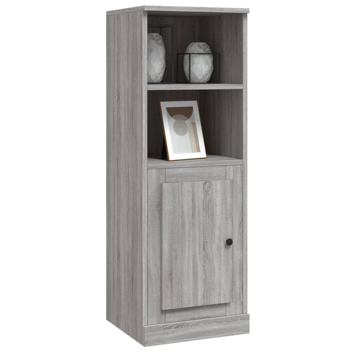 skab 36x35,5x103,5 cm konstrueret træ grå sonoma-eg