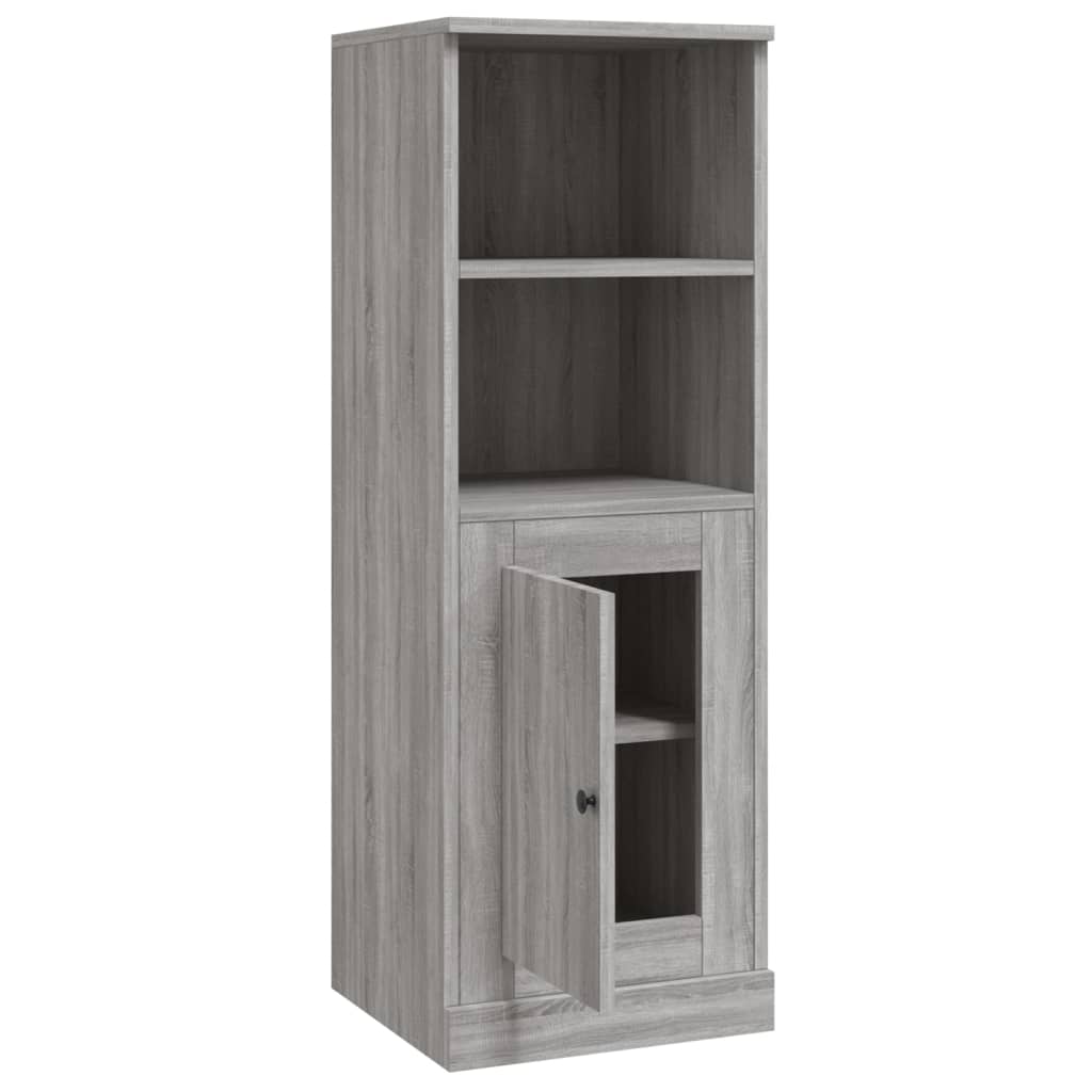 skab 36x35,5x103,5 cm konstrueret træ grå sonoma-eg