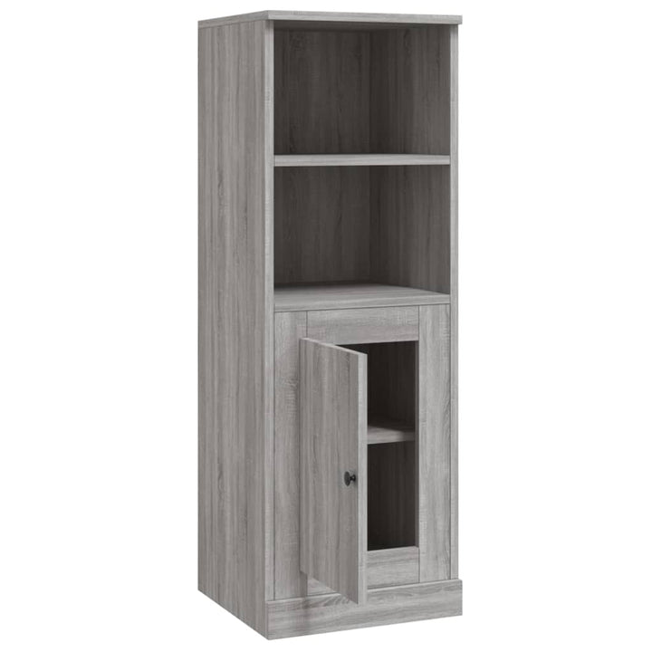 skab 36x35,5x103,5 cm konstrueret træ grå sonoma-eg