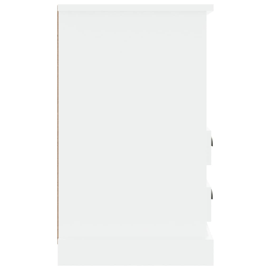 sengebord 43x36x60 cm hvid