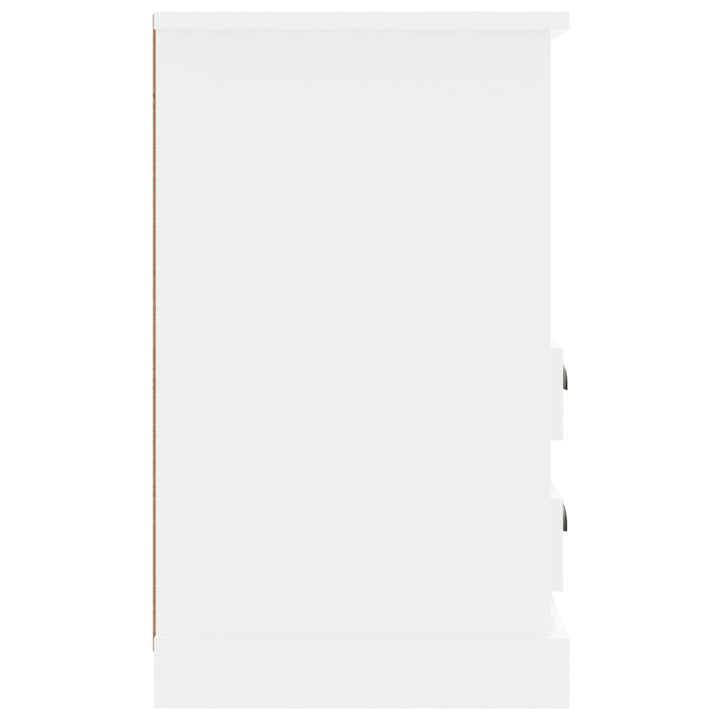 sengebord 43x36x60 cm hvid