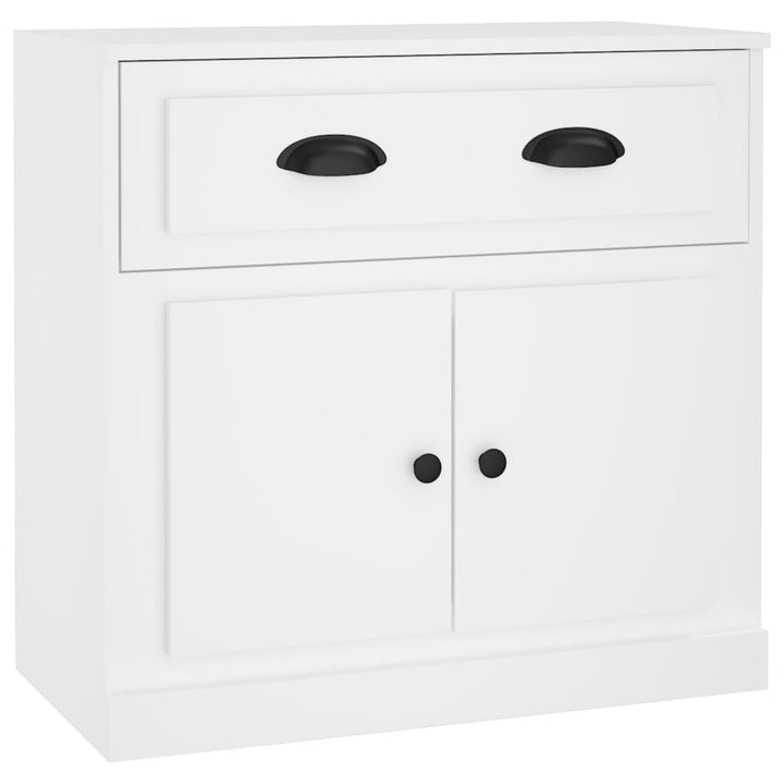 skænk 70x35,5x67,5 cm konstrueret træ hvid