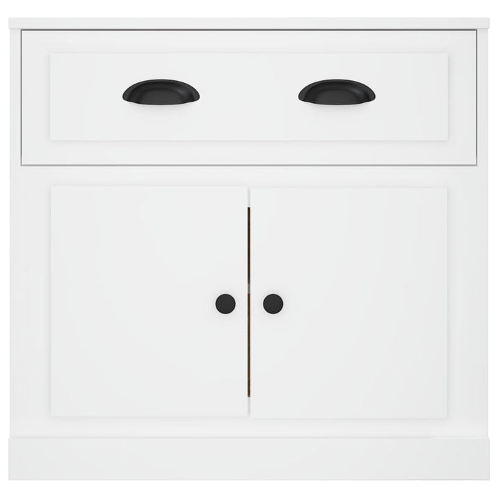 skænk 70x35,5x67,5 cm konstrueret træ hvid