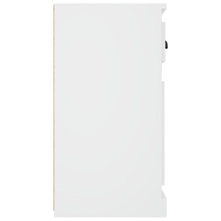 skænk 70x35,5x67,5 cm konstrueret træ hvid
