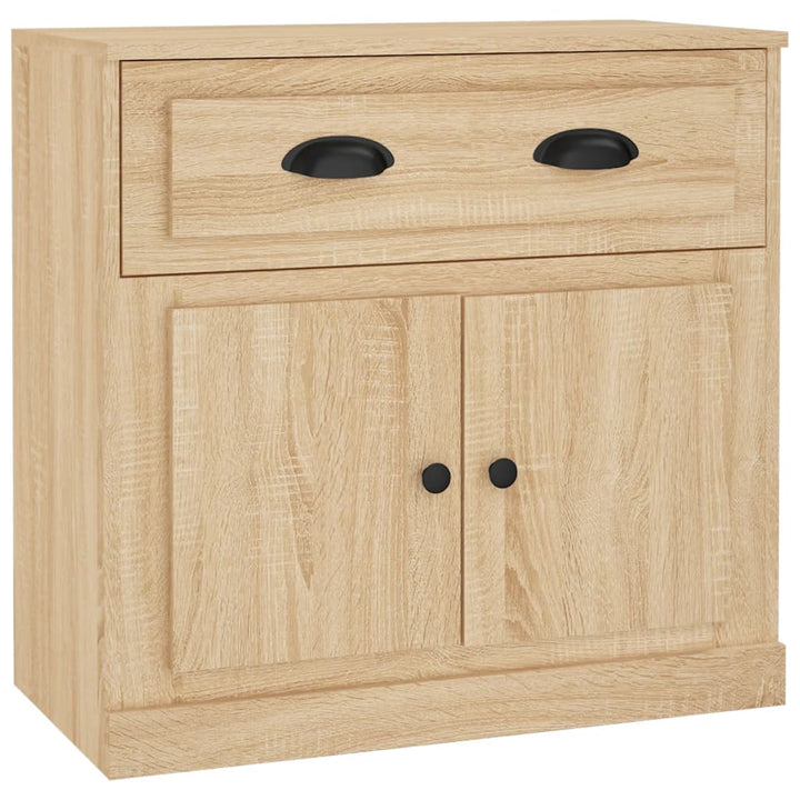 skænk 70x35,5x67,5 cm konstrueret træ sonoma-eg