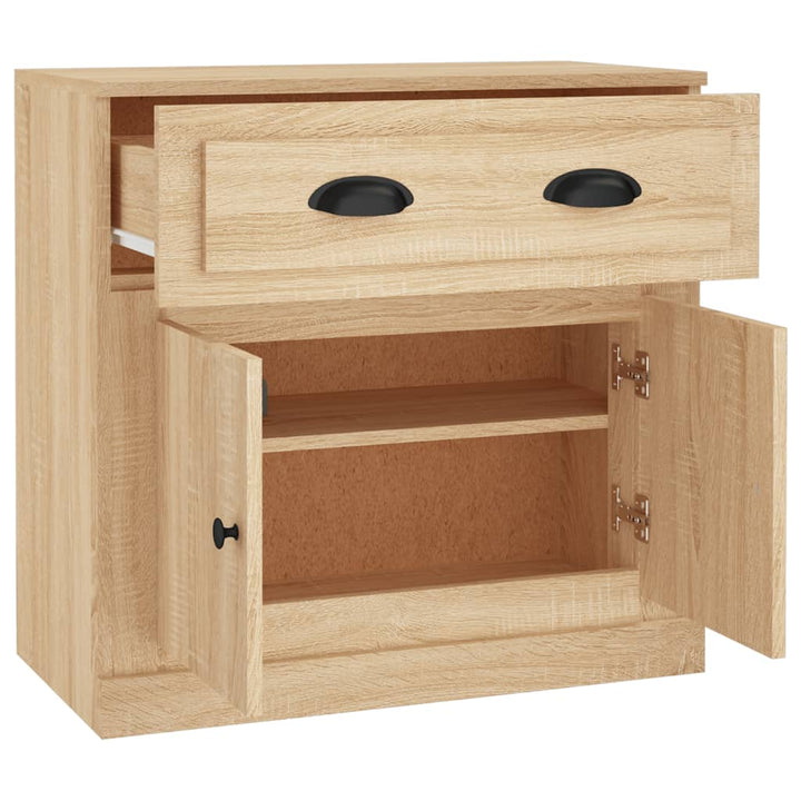 skænk 70x35,5x67,5 cm konstrueret træ sonoma-eg