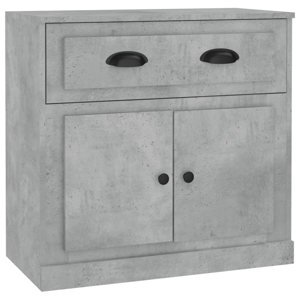 skænk 70x35,5x67,5 cm konstrueret træ betongrå