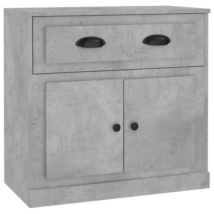 skænk 70x35,5x67,5 cm konstrueret træ betongrå